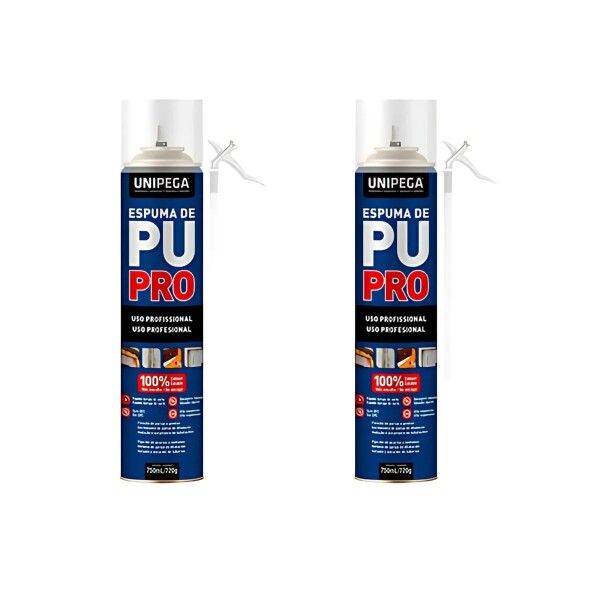 KIT ESPUMAS POLIURETANO PRO UNIPEGA X2 UNIDADES Kit Espumas Poliuretano Pro Unipega X2 Unidades