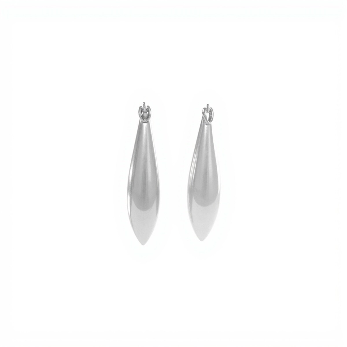 Caravanas Aro Oval - Plata 925 - CA4243 - sinpiedra 