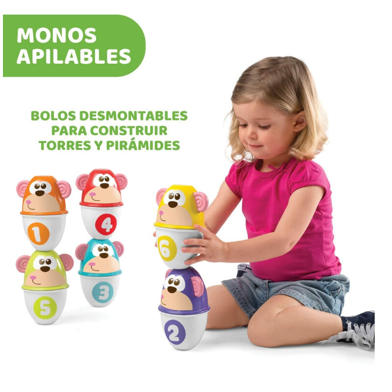 Mis primeros bolos Monitos Chicco Mis primeros bolos Monitos Chicco