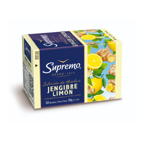 TE SUPREMO JENGIBRE LIMON x 20 sob Unica