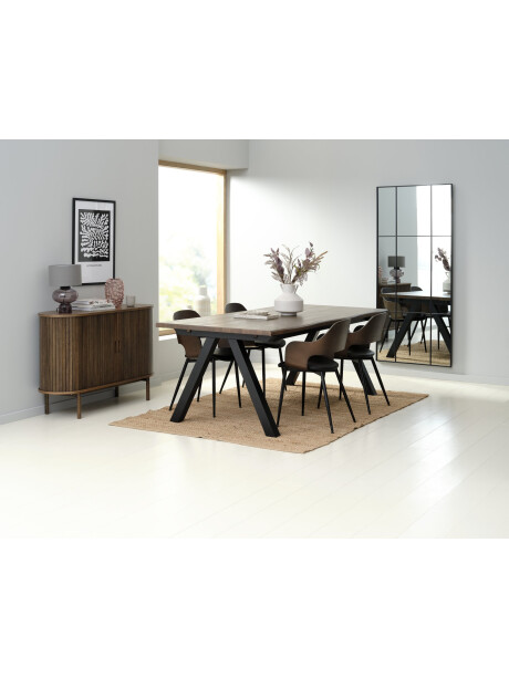 Aparador LYNGVIG 120cm 2 puertas persiana roble osc Aparador LYNGVIG 120cm 2 puertas persiana roble osc