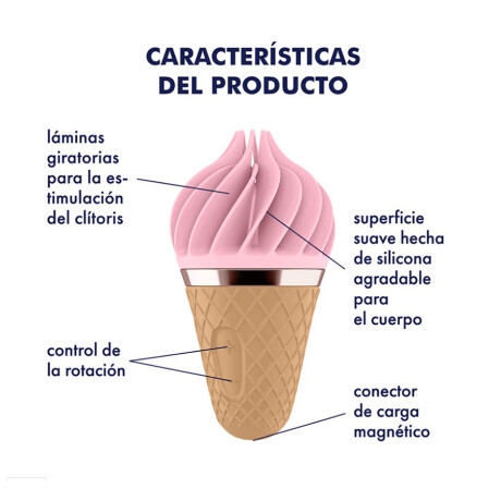 Satisfyer Sweet Treat Rotador Estimulador Rosa