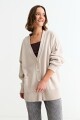 Cardigan oversized BEIGE