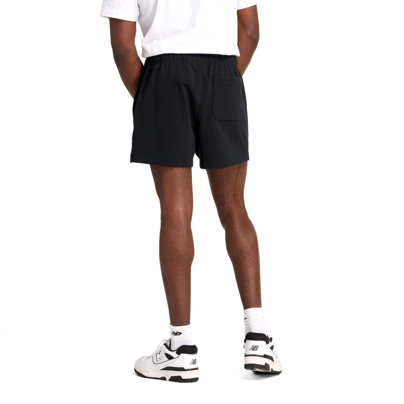 Short New Balance Athletics French Terry 5" Hombre MS41511BK Negro