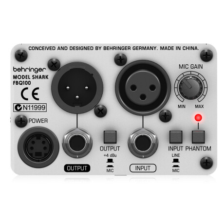 Procesador Behringer Fbq100 Shark Feedback Destroy Procesador Behringer Fbq100 Shark Feedback Destroy