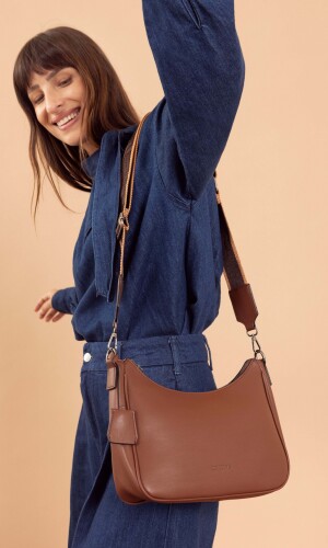 BANDOLERA MORRAL EVANGELINA CHOCOLATE