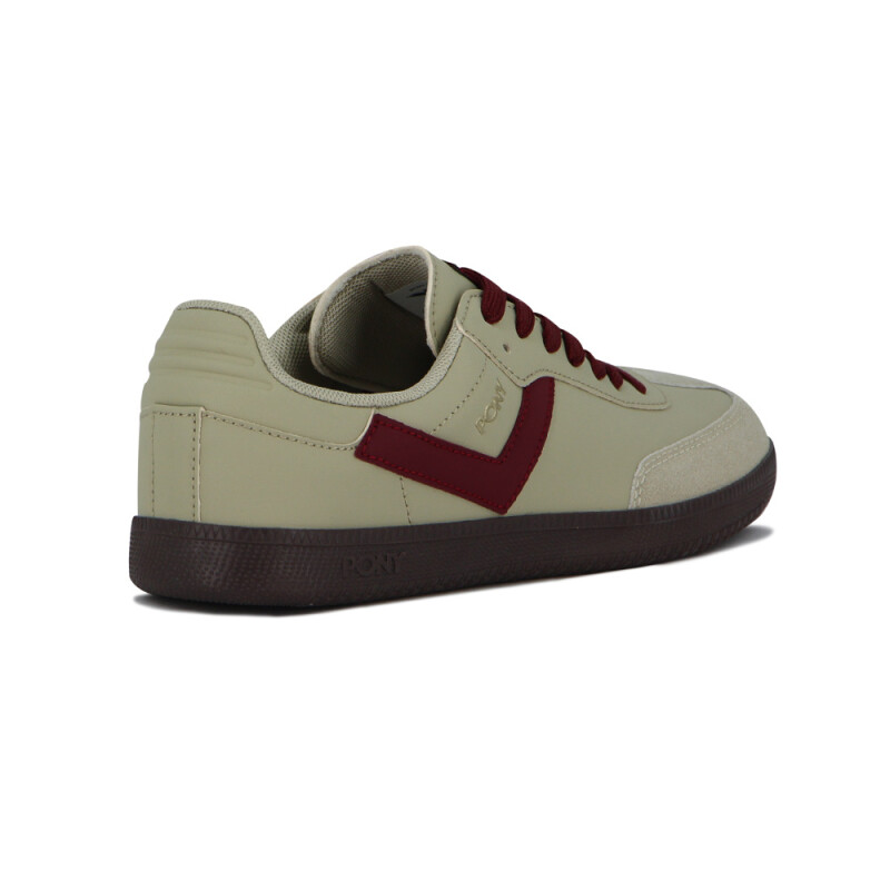 Pony Calzado Lifestyle MoMA Unisex- beige/bordo Beige-Bordo