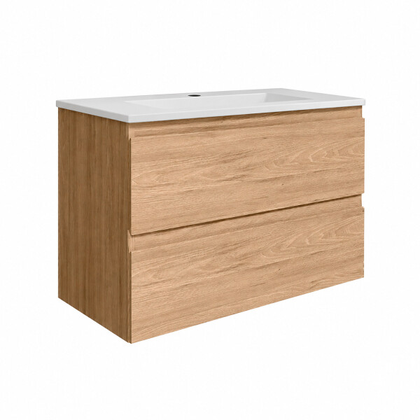 MUEBLE DE BAÑO MARRÓN CON BACHA BLANCA Mueble De Baño Marrón Con Bacha Blanca