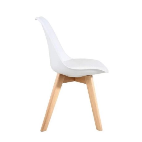 Silla Comedor Acolchonada Hogaron Arklow Blanca Silla Comedor Acolchonada Hogaron Arklow Blanca