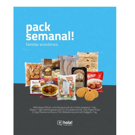 PACK SEMANAL FAMILIAR ECONÓMICO PACK SEMANAL FAMILIAR ECONÓMICO