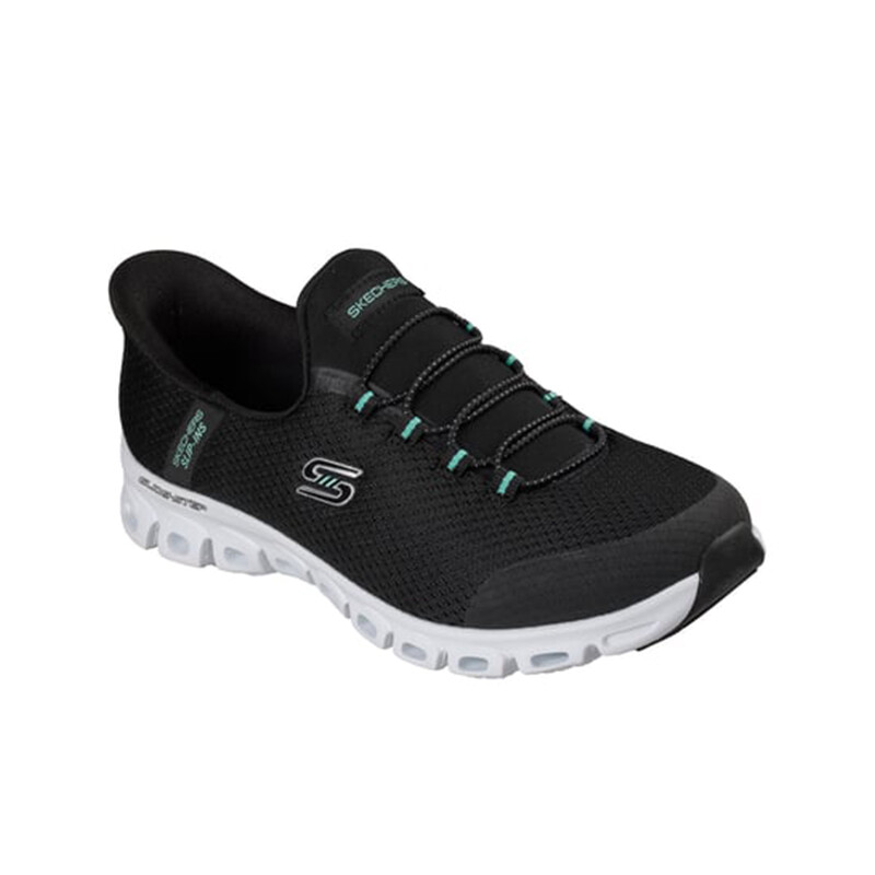 Championes Slip-Ins Mesh Bungee Negro