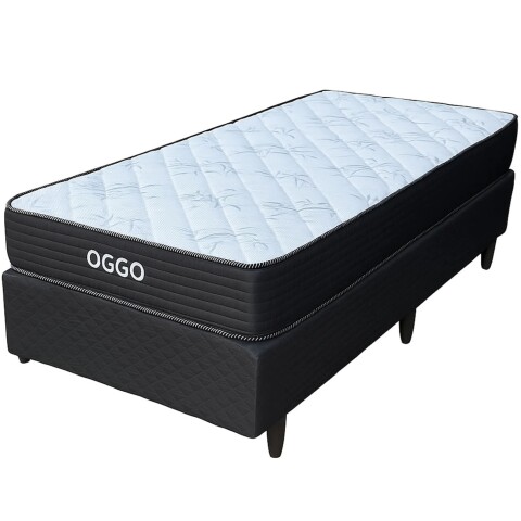 Sommier SUPER MEGA Oggo® - Espuma - GARANTIA 1 AÑO 1 Plaza - 78 cm