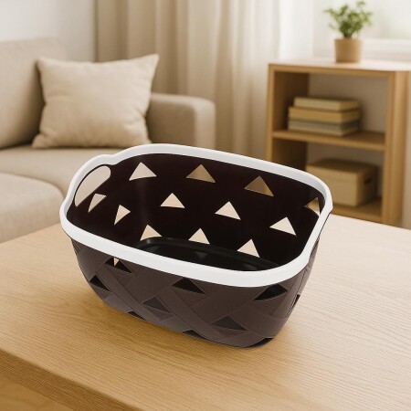 CESTO CANASTO ORGANIZADOR CALADO 29,3X22,7X15CM CESTO CANASTO ORGANIZADOR CALADO 29,3X22,7X15CM
