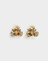Aros Pasantes Flores Aros Pasantes De Flores - Dorado