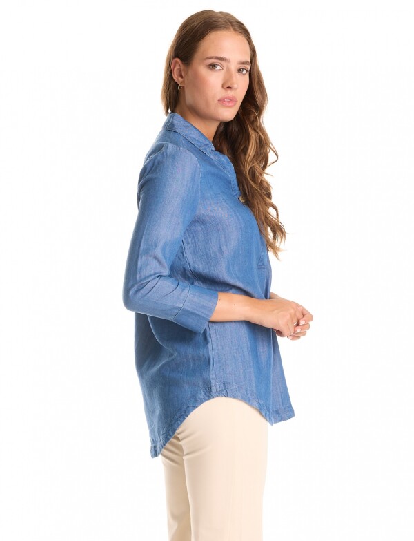 Blusa Lyocell Cuello JEAN