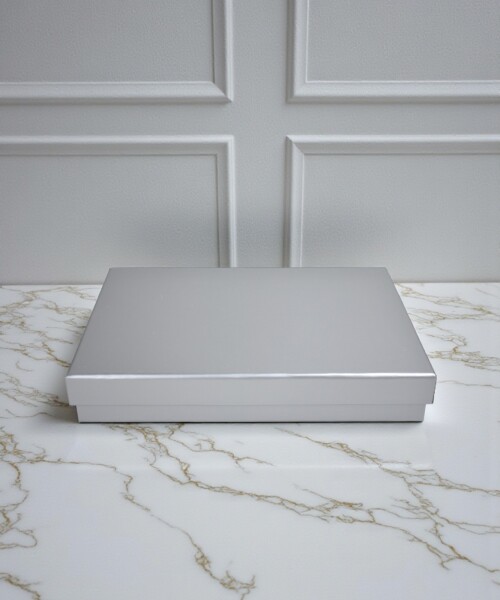 Caja Rigida 27,5 x 37,5 x 7,5 PLATA