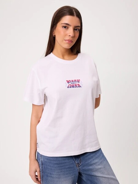 T-SHIRT RUSTY MARLENA BLANCO
