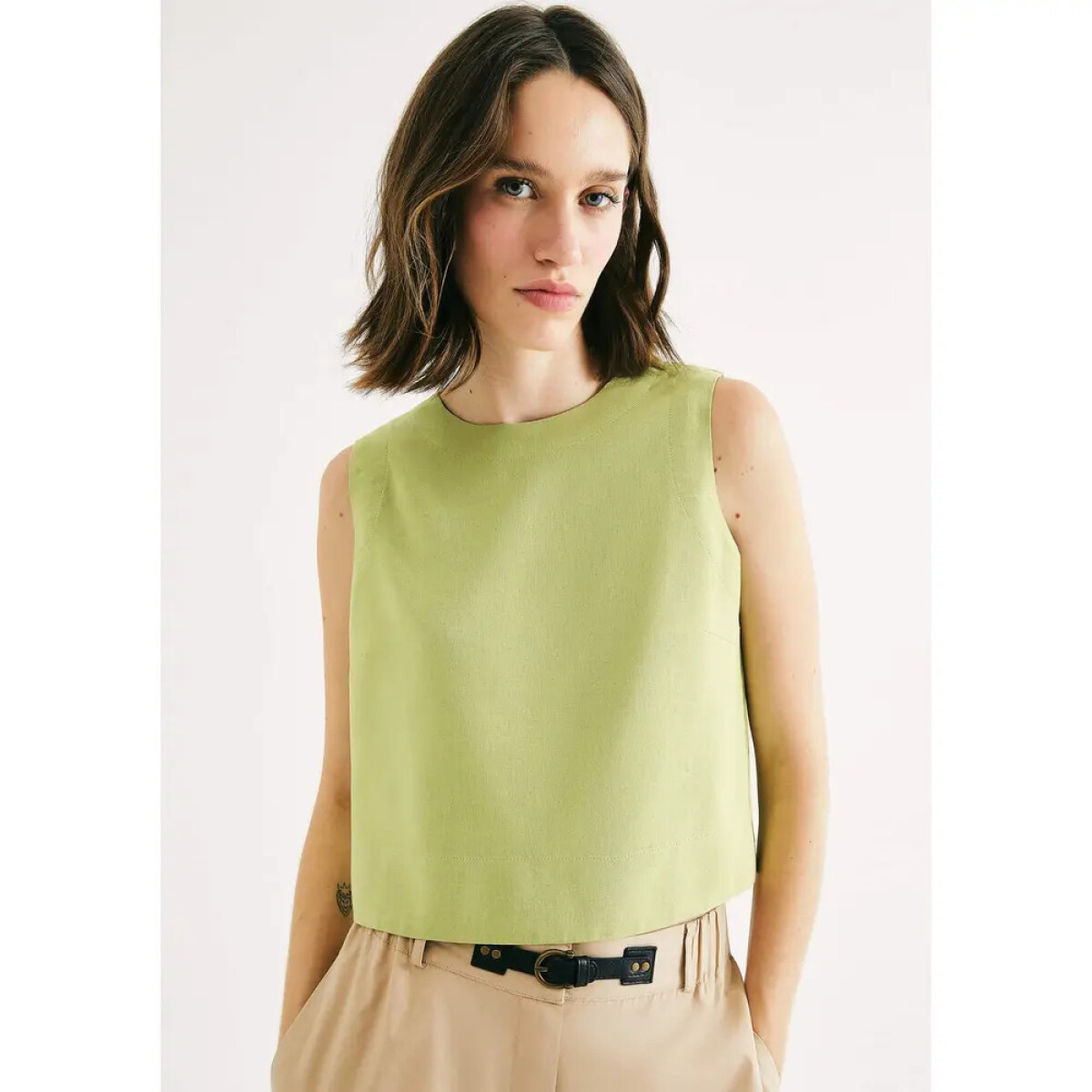 CAMISETA REGATA FEM - VERDE CLARO 