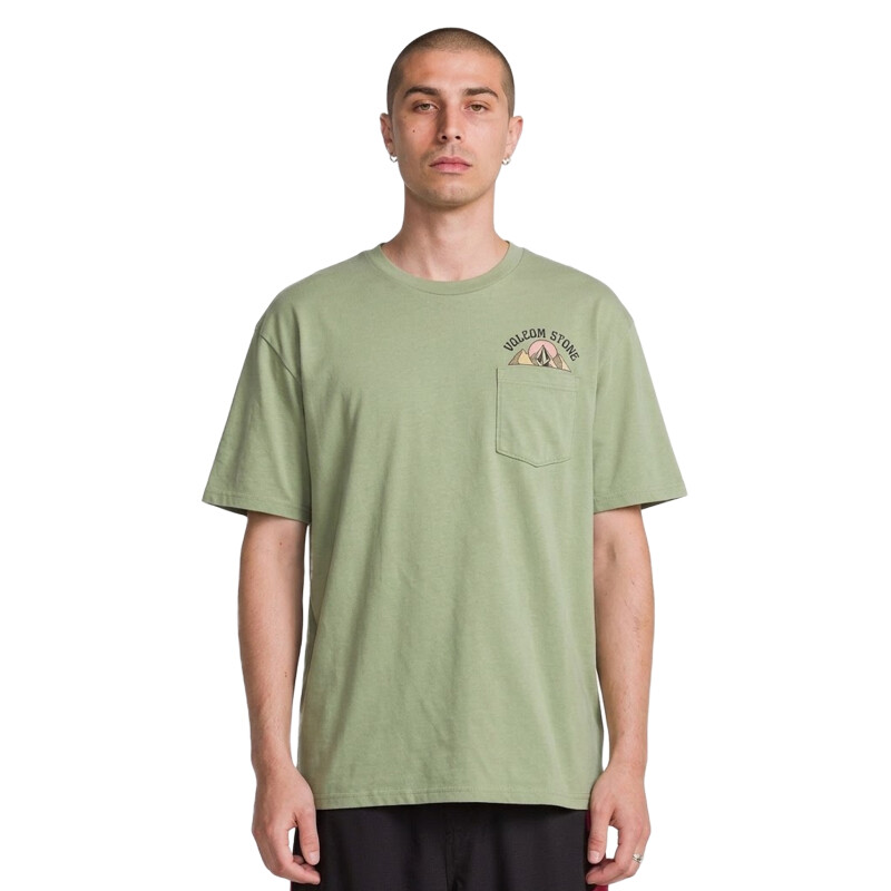 Remera Volcom ABG GREAT DIVIDE SST - Verde Remera Volcom ABG GREAT DIVIDE SST - Verde