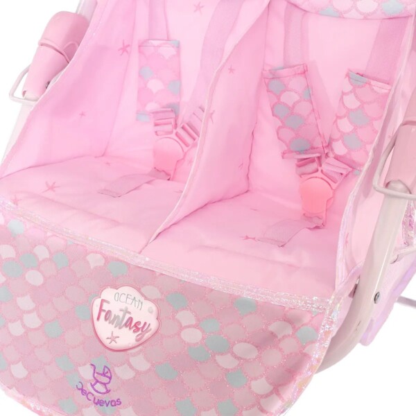 Coche De Muñecas Gemelos Plegable De Cuevas Bebes Niños Coche De Muñecas Gemelos Plegable De Cuevas Bebes Niños