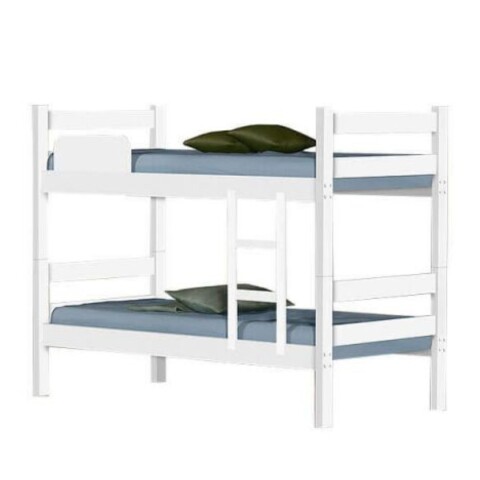 Cama de 2 pisos Beliche Prisma Abba Blanco Cama de 2 pisos Beliche Prisma Abba Blanco