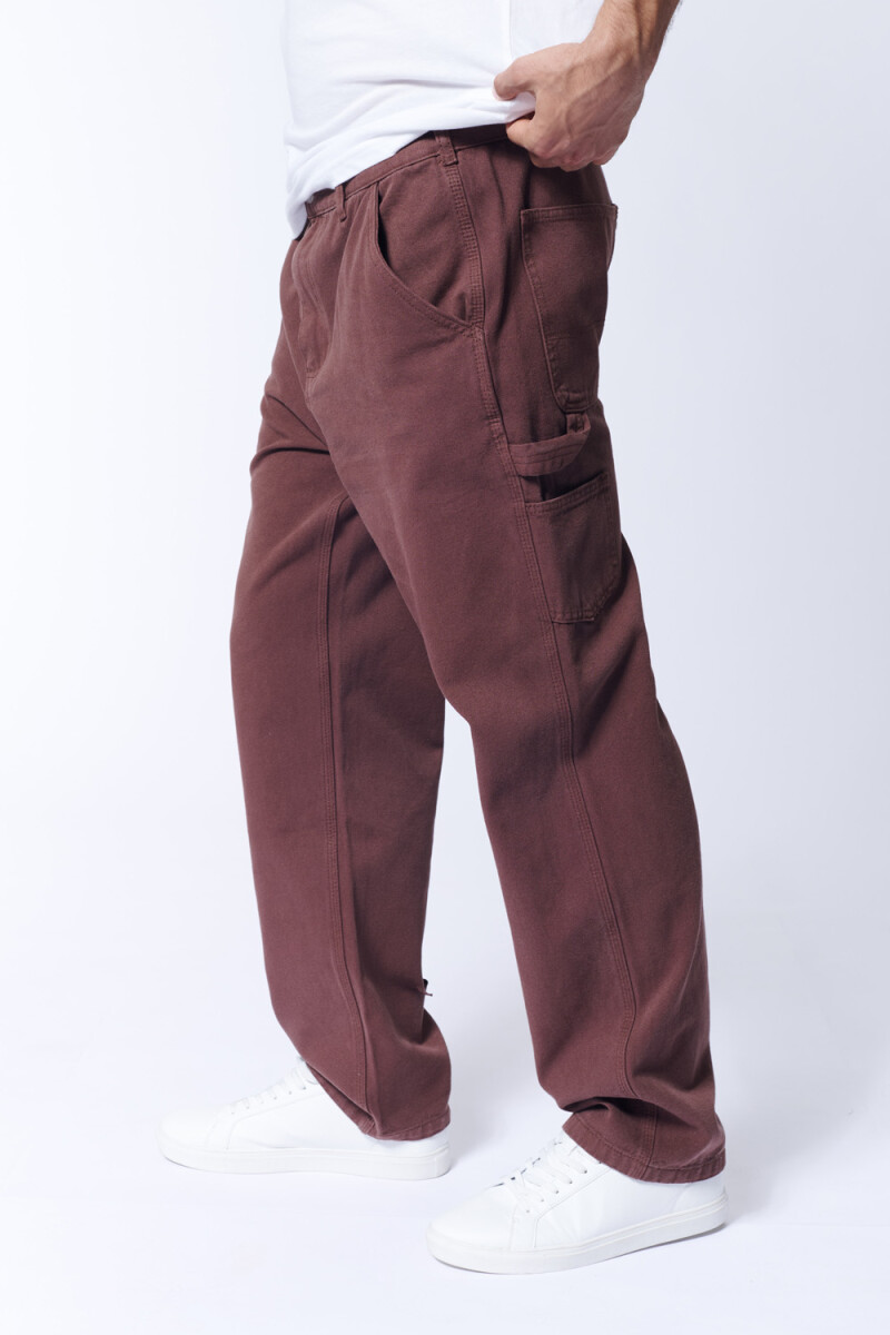 Pantalón carpintero Marrón