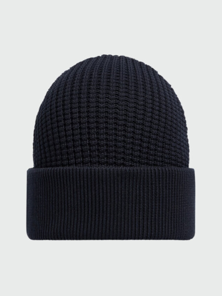 Moncler - Gorro de Algodón Texturizado Azul
