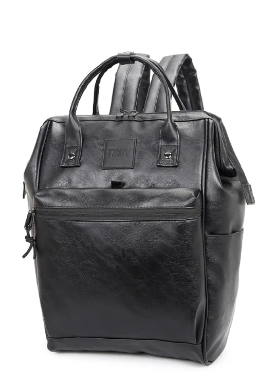 Mochila boca de pez multicierres Negro