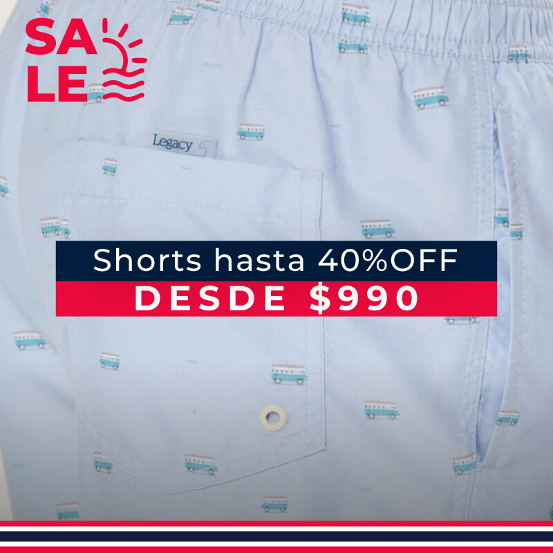 Short para ellos desde $990