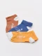 SOQUETE BARCELONA PACK X 3 AZUL