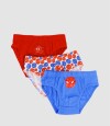 Pack x3 slips algodón marvel/disney Spiderman f