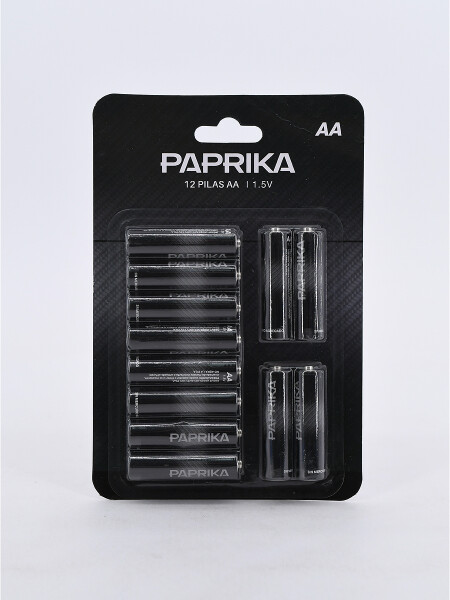 PACK PILAS AA X 12 NEGRO