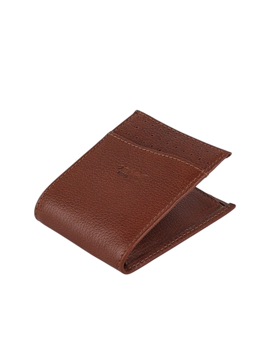 Billetera con triple tarjetero - Marrón 