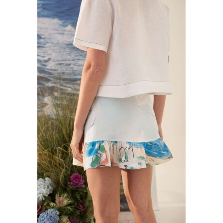 Falda Ula Print Agua