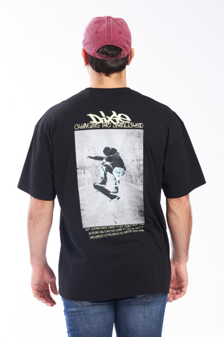 T-SHIRT VALVI DIXIE Negro