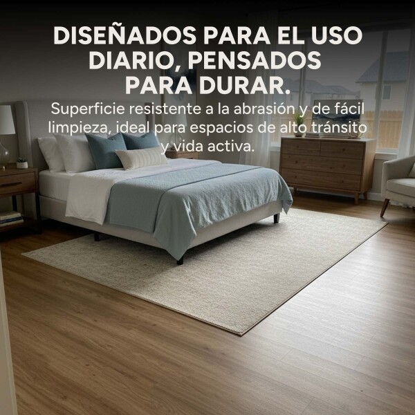 Piso Vinílico Autoadhesivo Piso Flotante Símil Madera x 1m2 Color Beige