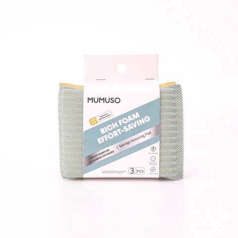 ESPONJAS DE LIMPIEZA MULTIUSOS (PAQUETE DE 3) ESPONJAS DE LIMPIEZA MULTIUSOS (PAQUETE DE 3)