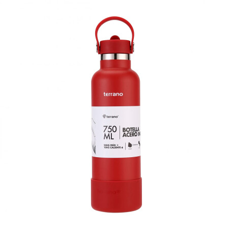 Botella Térmica Terrano 750ML con Pico ROJO