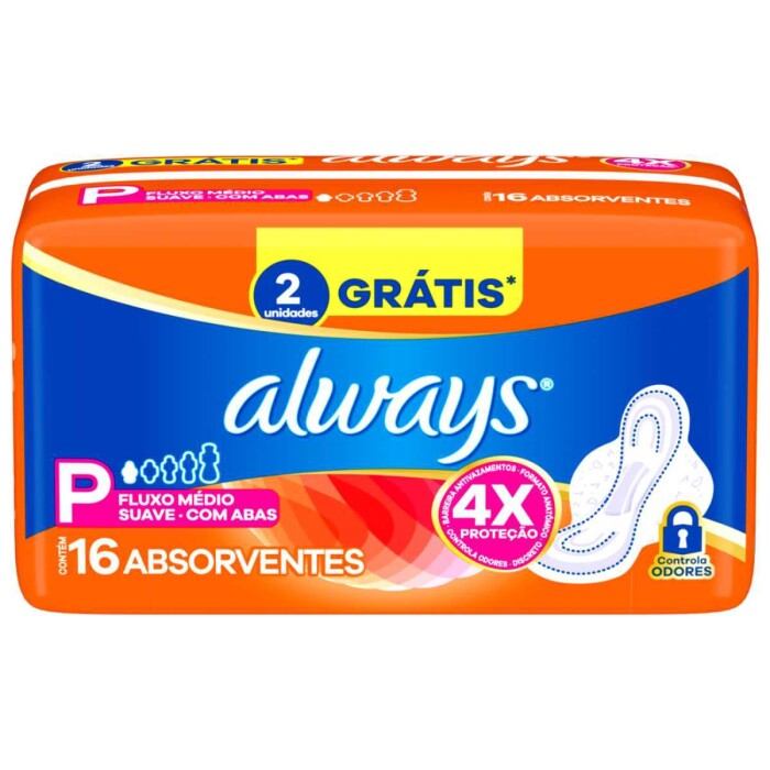 ALWAYS SUPER PROTECCION SUAVE CON ALAS P única
