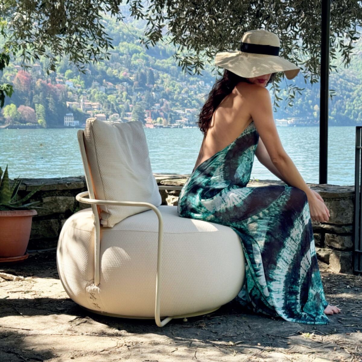 POLTRONA DE EXTERIOR BAEZA BEIGE 