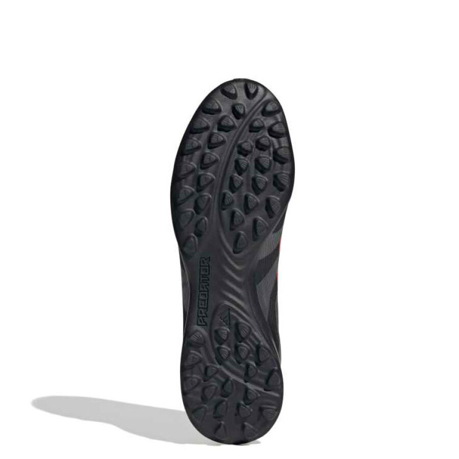 Championes de Fútbol 5 Hombre Adidas Predator League Turf Negro - Gris - Rojo