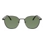 Lentes De Sol Ultralight Redondo De Acero Inoxidable Verde/Ónix