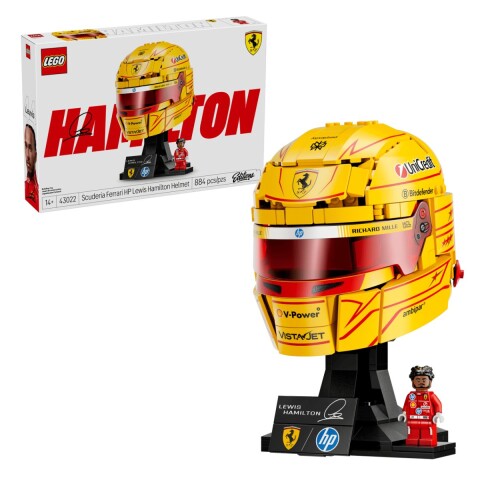 Casco de la Scuderia Ferrari HP de Lewis Hamilton 884 pcs 14+ Casco de la Scuderia Ferrari HP de Lewis Hamilton 884 pcs 14+