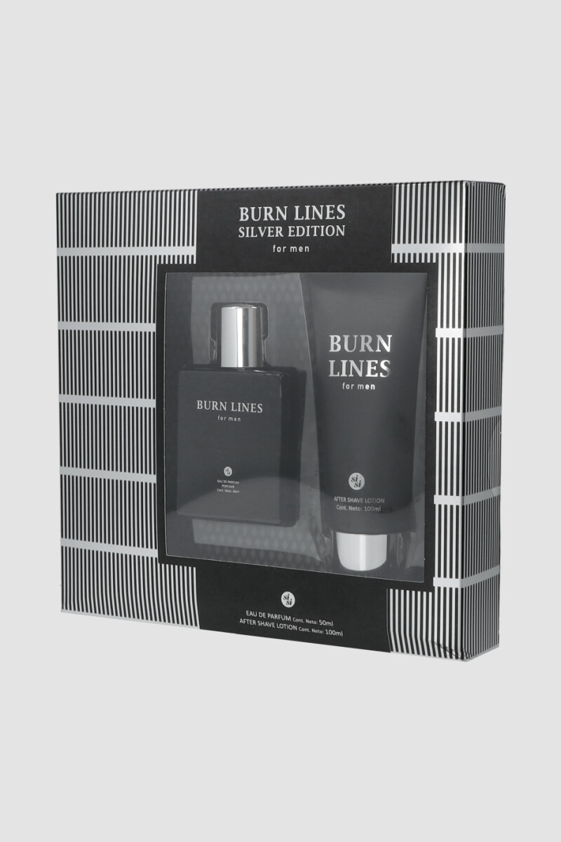 Pack regalable hombres burn lines: 50ml eau de parfum + 100ml after shave lotion Burn lines