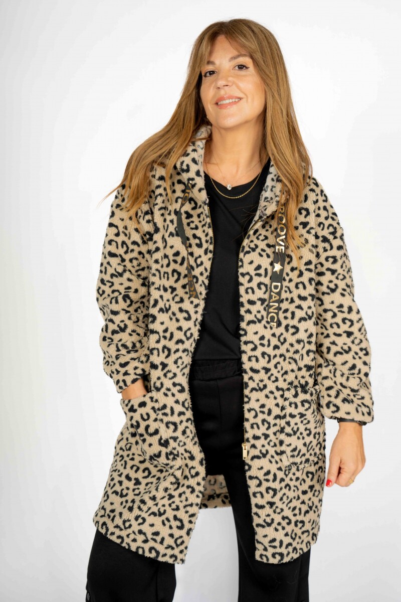 Campera Luda Leopardo