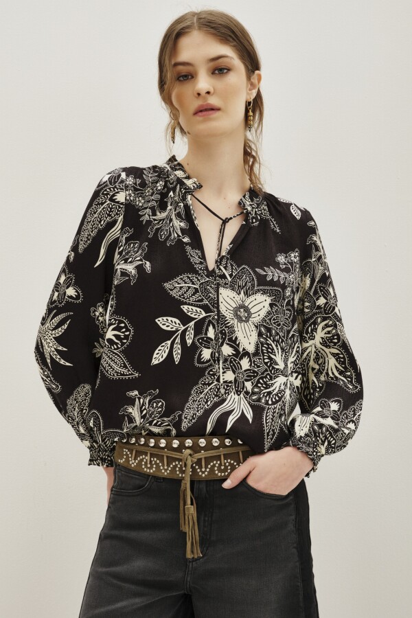 Camisa Olien Marigold Negro