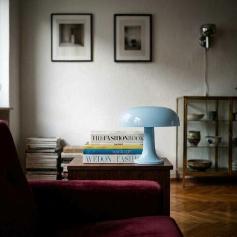Lampara de mesa inalámbrica retro Mushroom - Azul Lampara de mesa inalámbrica retro Mushroom - Azul