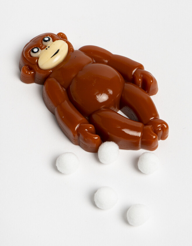 Lúdico Squishy Monito Punch - Marron Chocolate