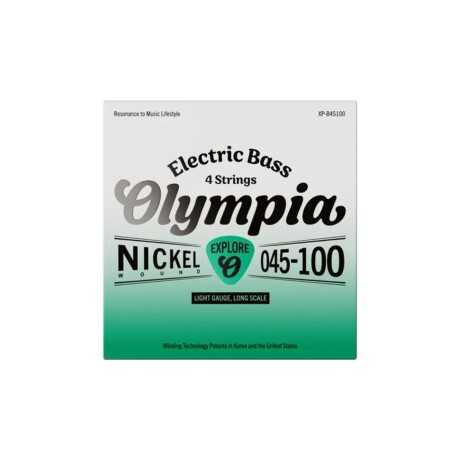 ENCORDADO BAJO OLYMPIA EXPLORE XPB45100 NICKEL WOUND 45-100 ENCORDADO BAJO OLYMPIA EXPLORE XPB45100 NICKEL WOUND 45-100