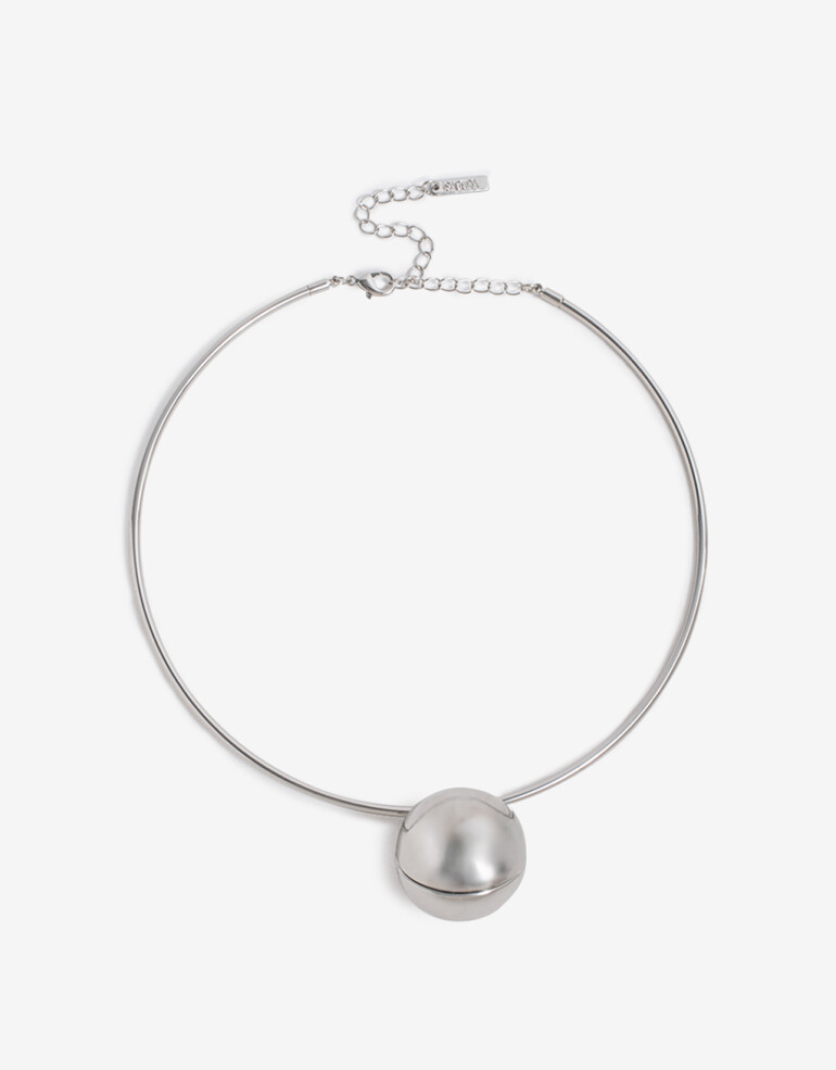 Collares Cortos Metal Collares Cortos, Metal Balls - Plateado Rodio